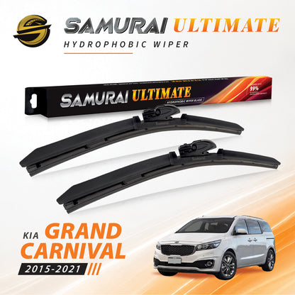 SAMURAI ULTIMATE [Kia Grand Carnival 2015-2021] Hydrophobic Car Wiper Blade
