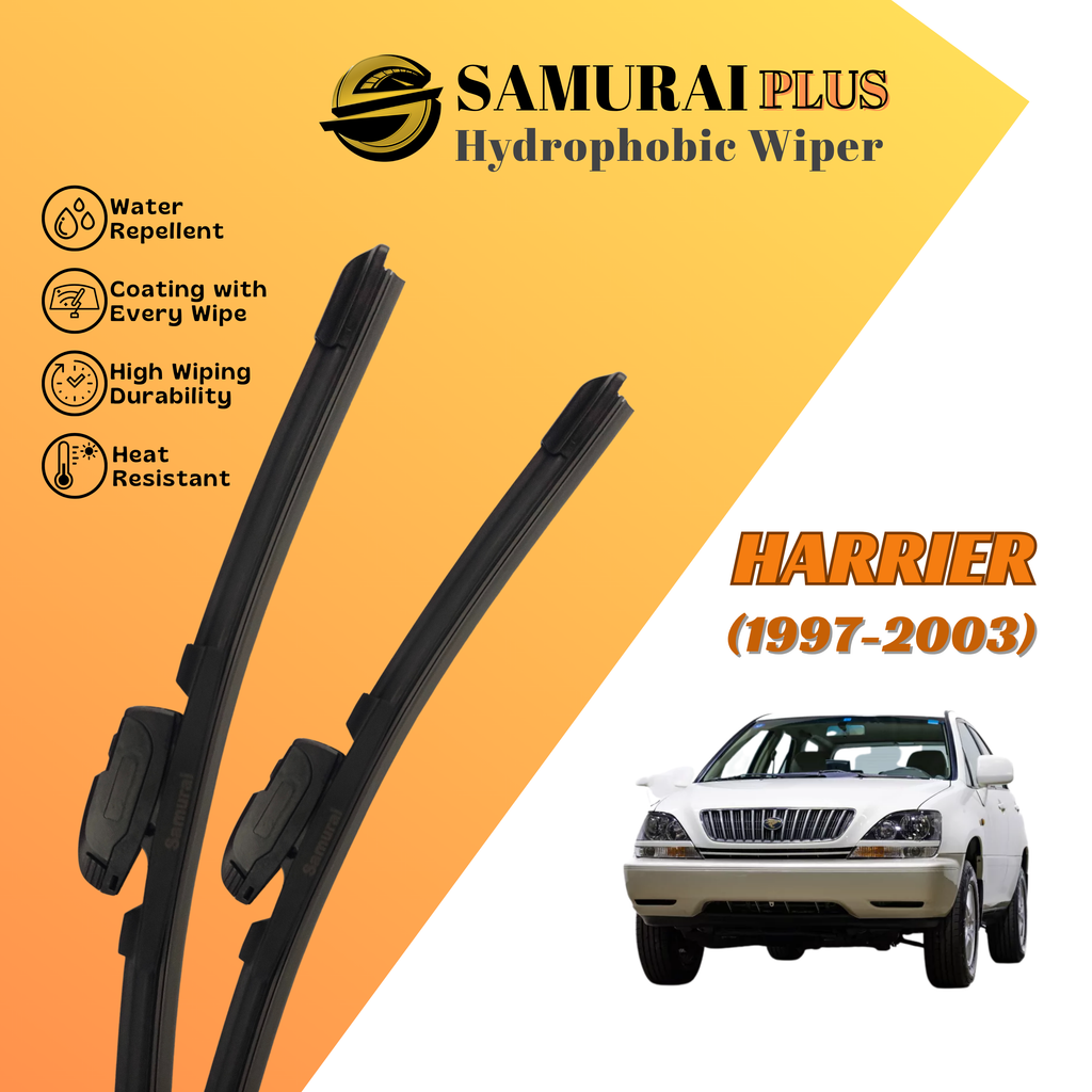 **[Toyota Harrier 1997-2003] SAMURAI PLUS Hydrophobic Silicone Wiper