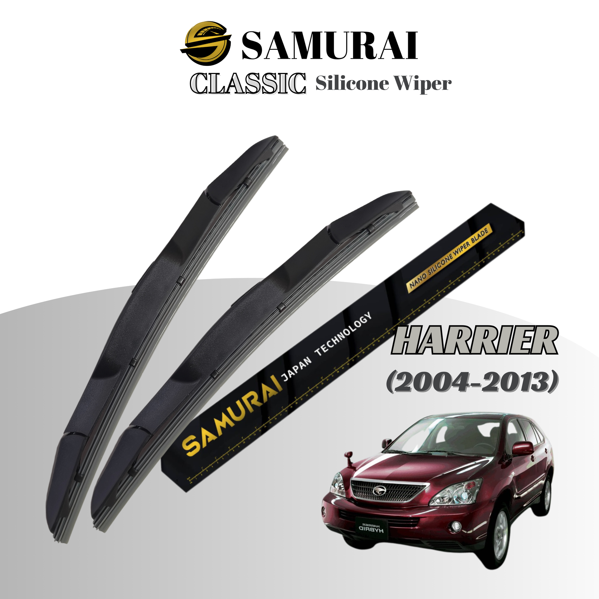 [Toyota Harrier 2004-2013] SAMURAI CLASSIC Car Wiper Blade
