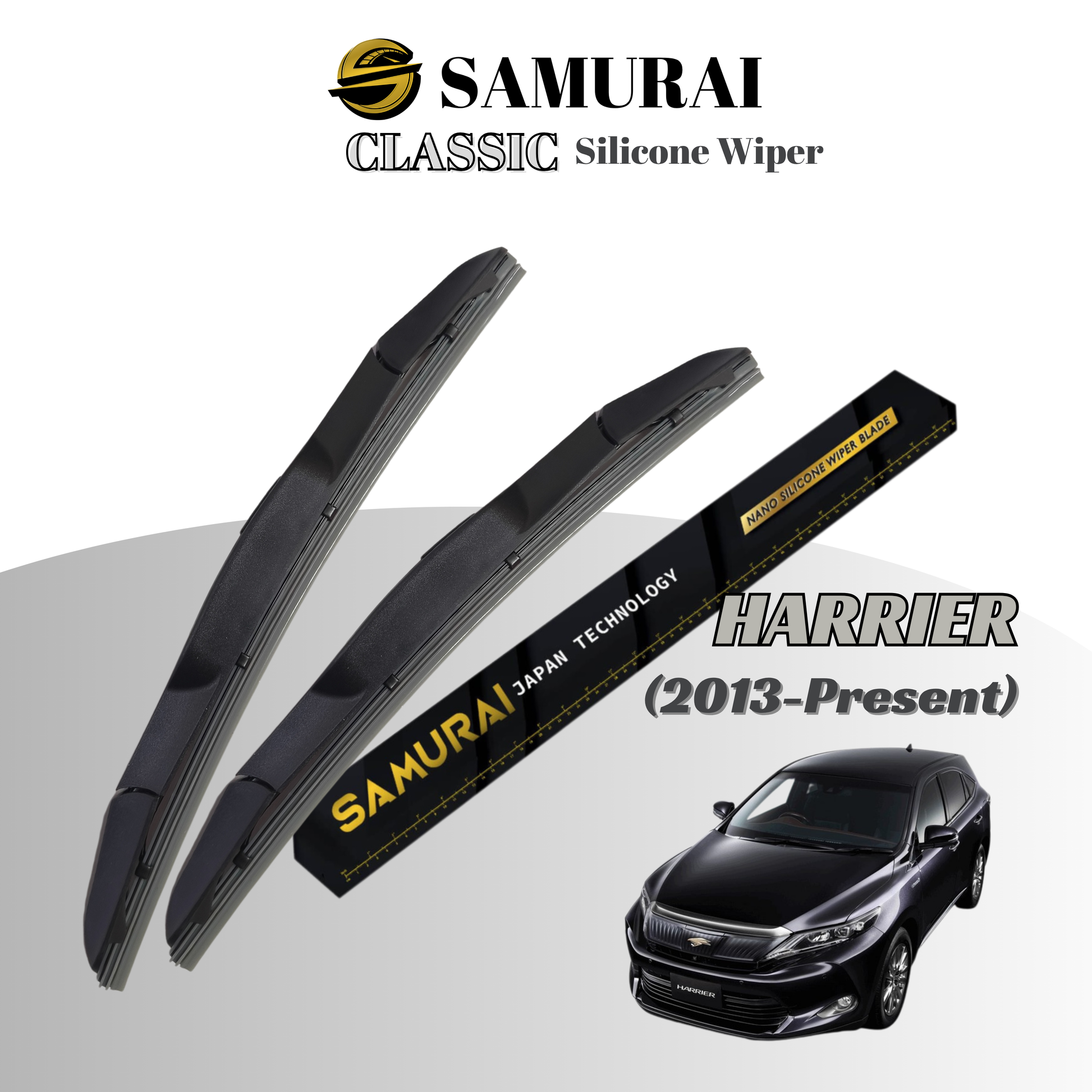 [Toyota Harrier 2013-Present] SAMURAI CLASSIC Car Wiper Blade