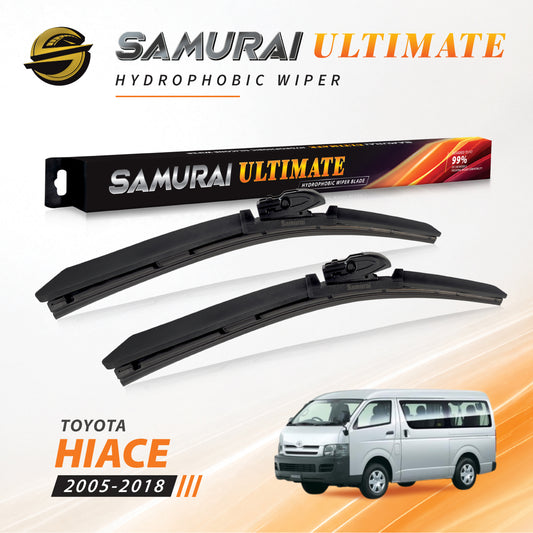 SAMURAI ULTIMATE [Toyota Hiace 2005-2018] Hydrophobic Car Wiper Blade