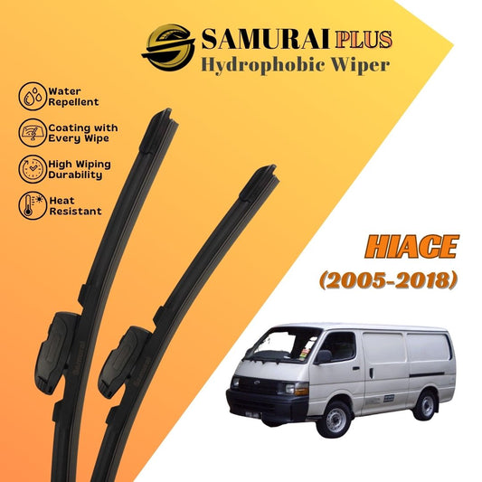 SAMURAI PLUS [Toyota Hiace 2005-2018] Hydrophobic Car Wiper Blade