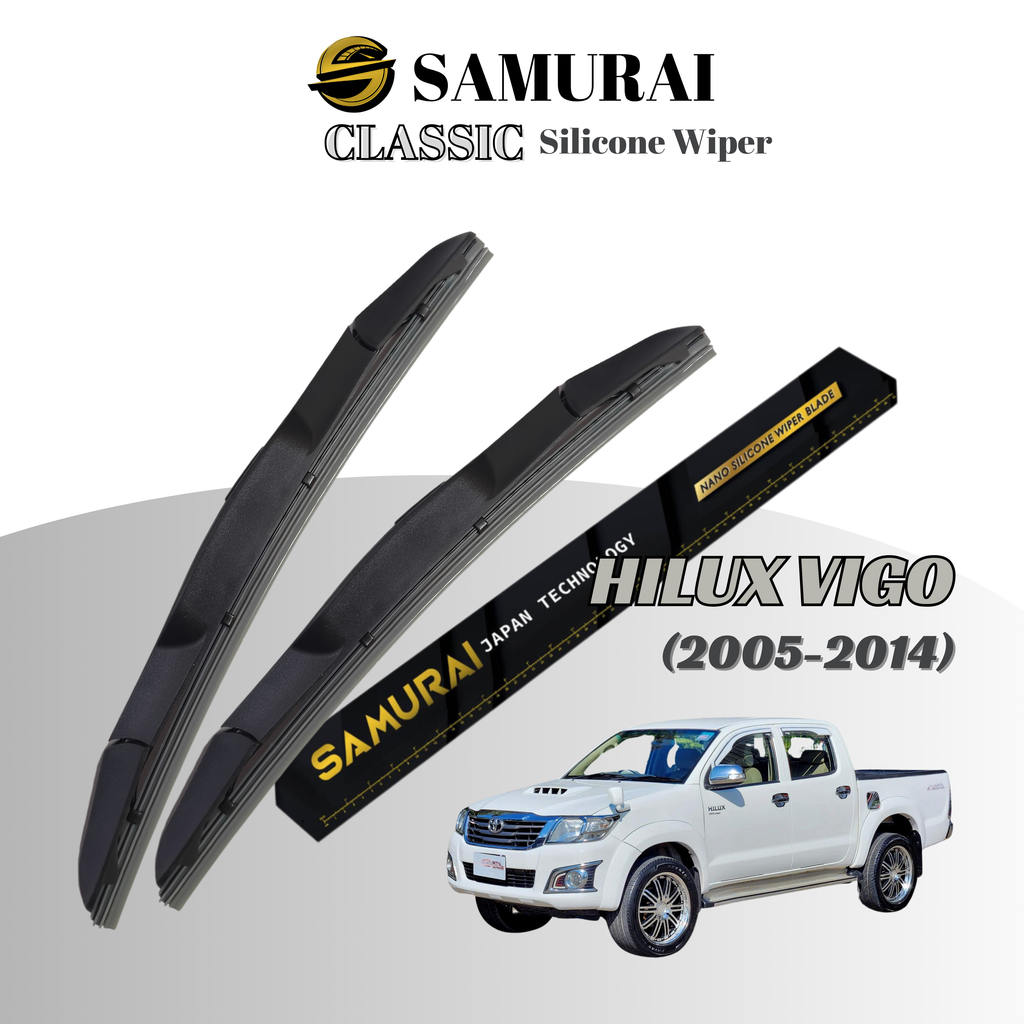 [Toyota Hilux Vigo 2005-2014] SAMURAI CLASSIC Car Wiper Blade