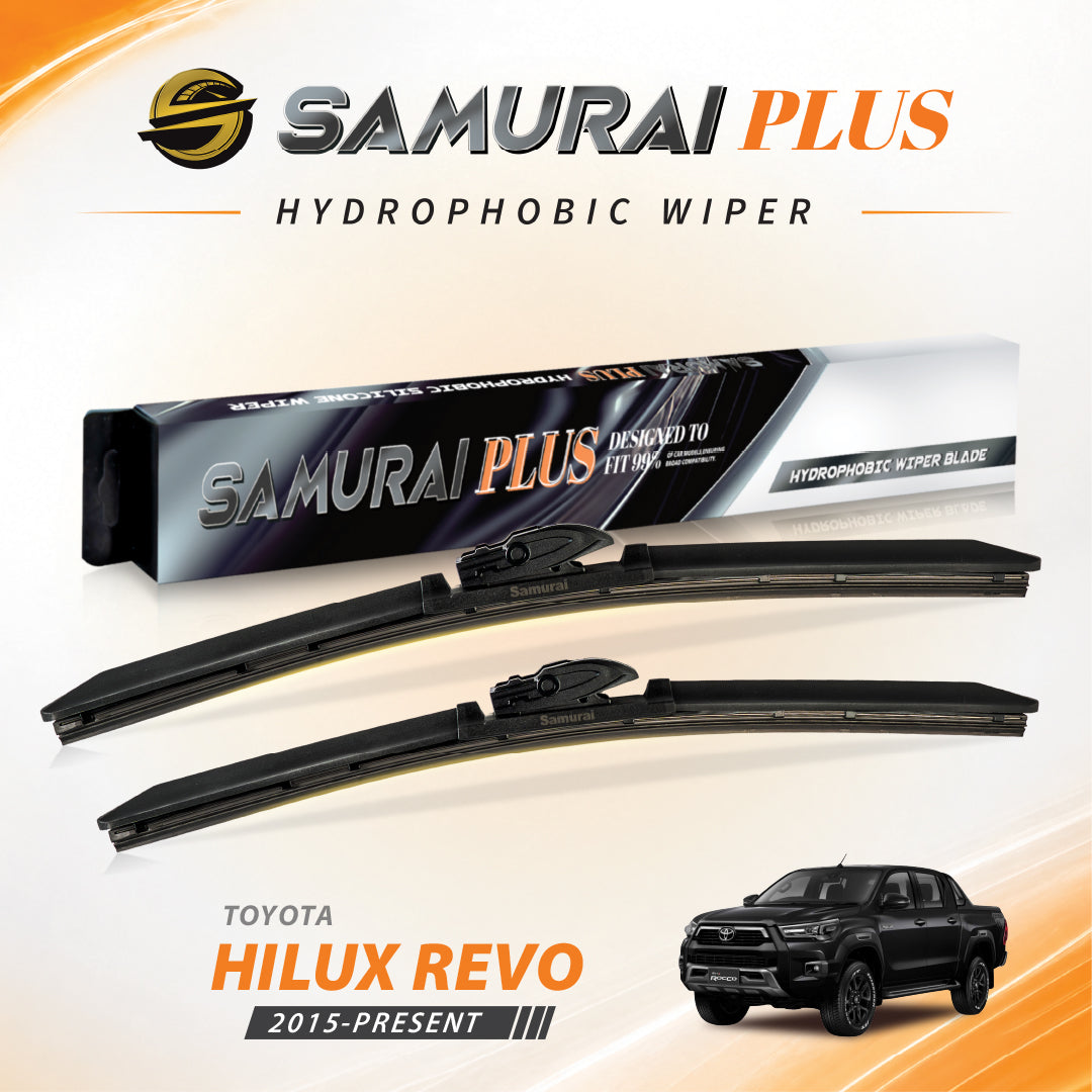 SAMURAI PLUS [Toyota Hilux Revo] Hydrophobic Car Wiper Blade