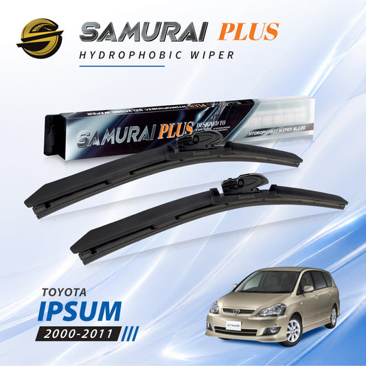 SAMURAI PLUS [Toyota Ipsum 2000-2011] Hydrophobic Car Wiper Blade