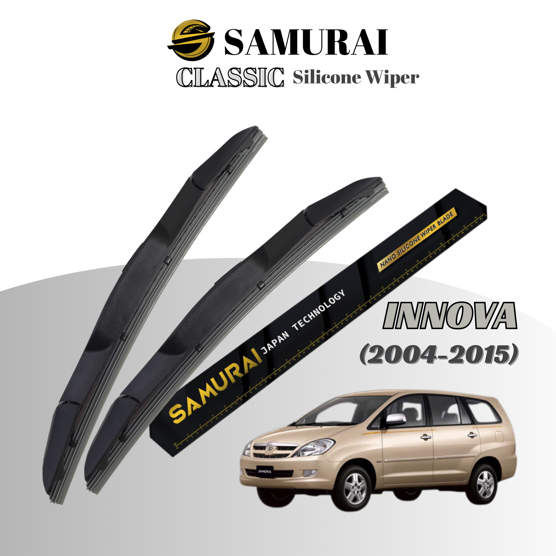 [Toyota Innova 2004-2015] SAMURAI CLASSIC Car Wiper Blade