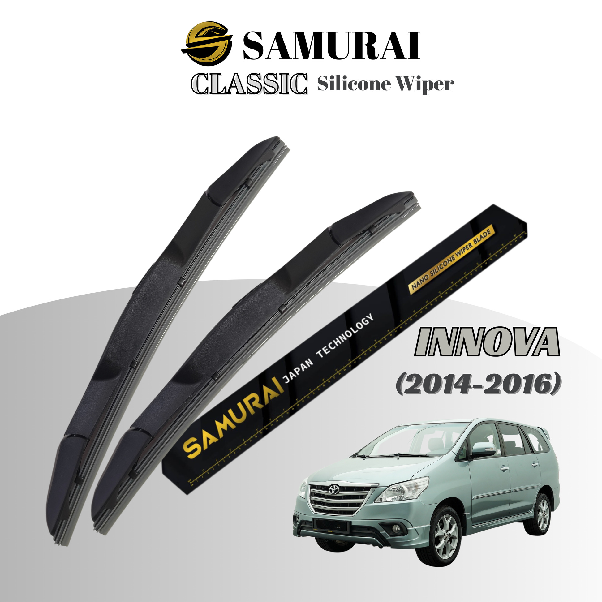 [Toyota Innova 2014-2016] SAMURAI CLASSIC Car Wiper Blade