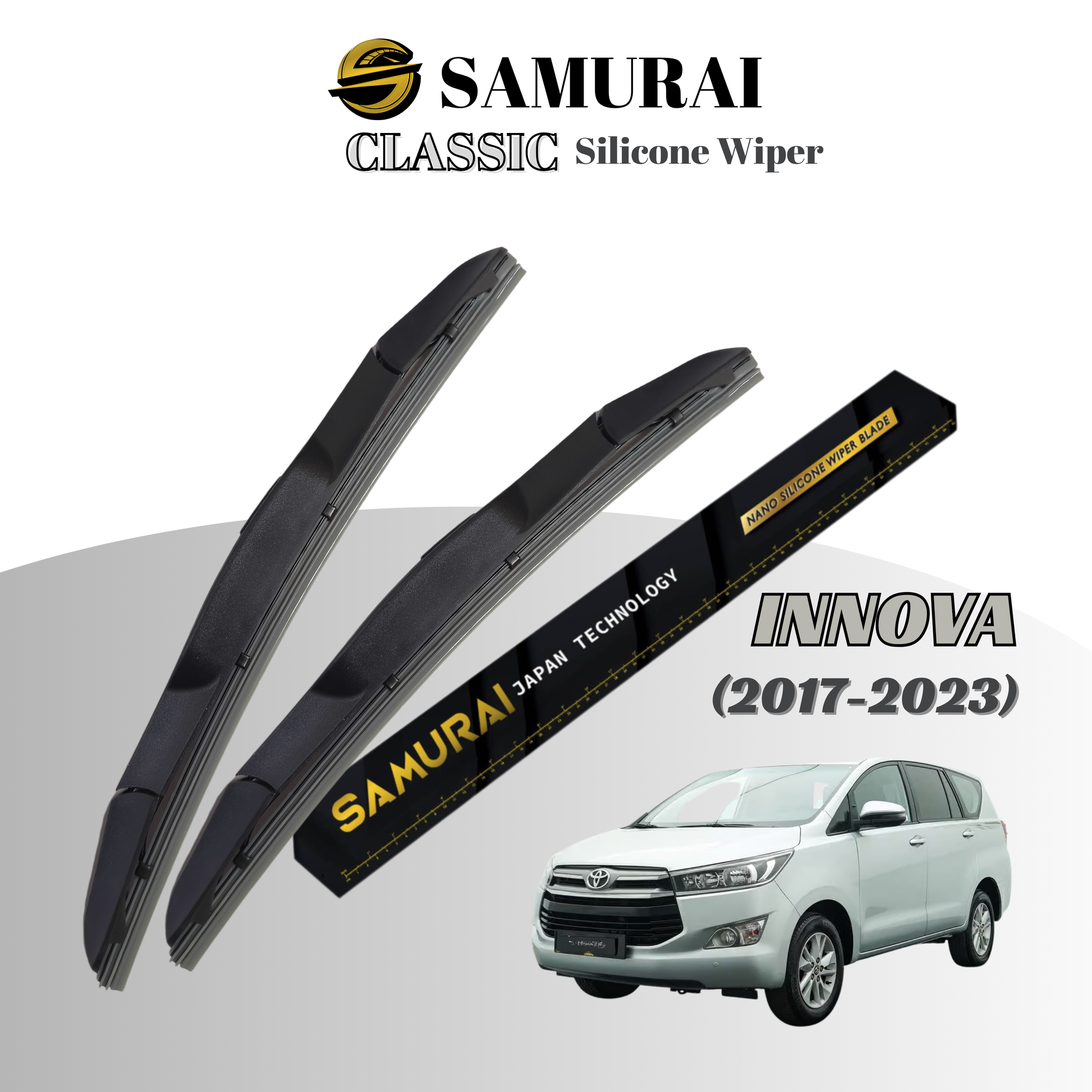 [Toyota Innova 2017-2023] SAMURAI CLASSIC Car Wiper Blade
