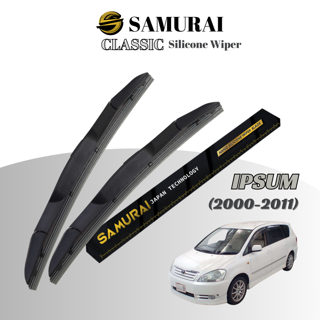 [Toyota Ipsum 2000-2011] SAMURAI CLASSIC Car Wiper Blade