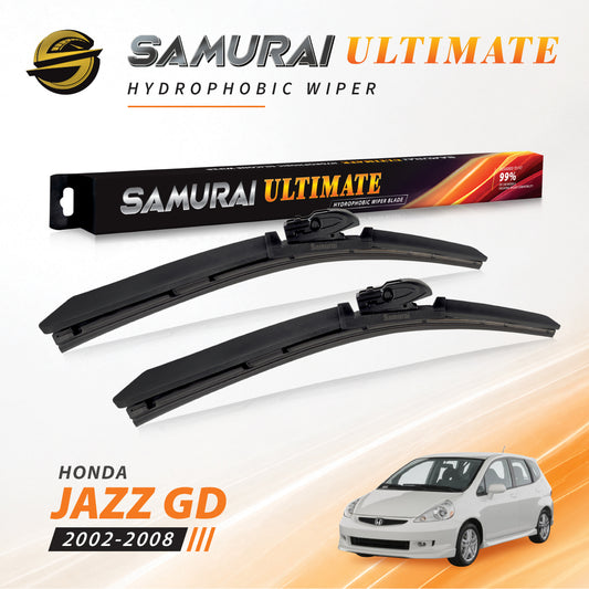 SAMURAI ULTIMATE [Honda Jazz GD 2002-2008] Hydrophobic Car Wiper Blade