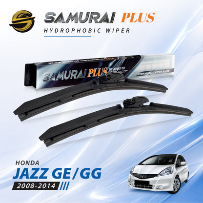 SAMURAI PLUS [Honda Jazz GE/GG 2008-2014] Hydrophobic Car Wiper Blade