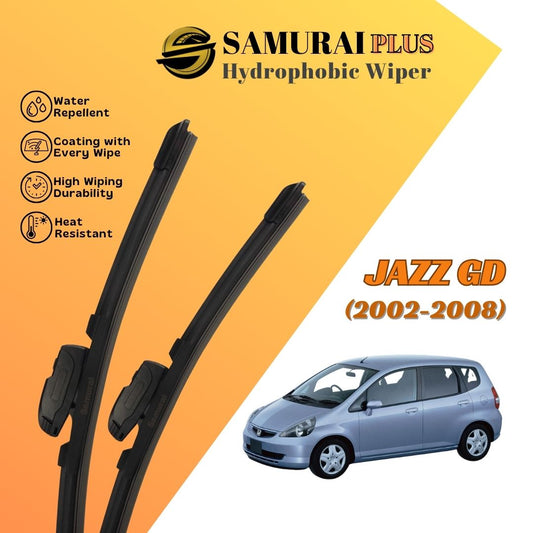 SAMURAI PLUS [Honda Jazz GD 2002-2008] Hydrophobic Car Wiper Blade