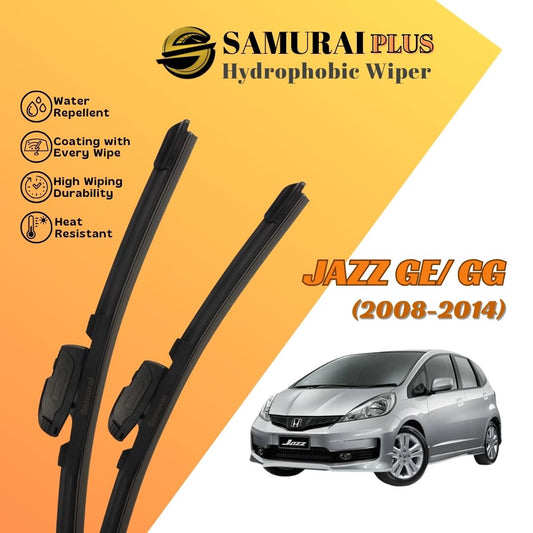 SAMURAI PLUS [Honda Jazz GE/GG 2008-2014] Hydrophobic Car Wiper Blade