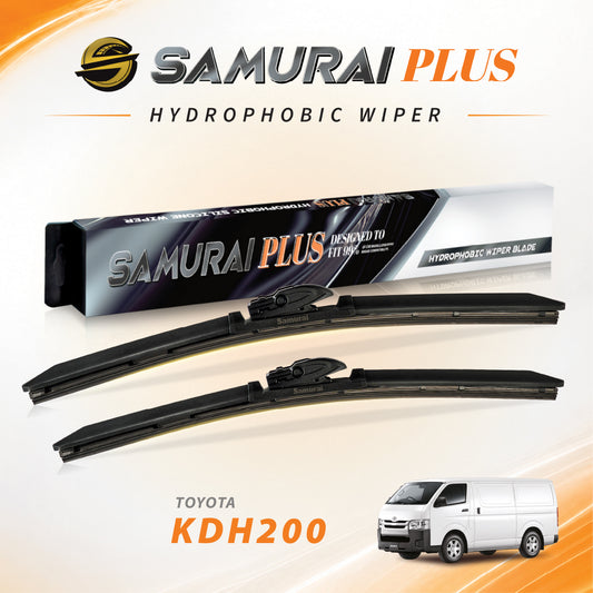 SAMURAI PLUS [Toyota KDH200] Hydrophobic Car Wiper Blade