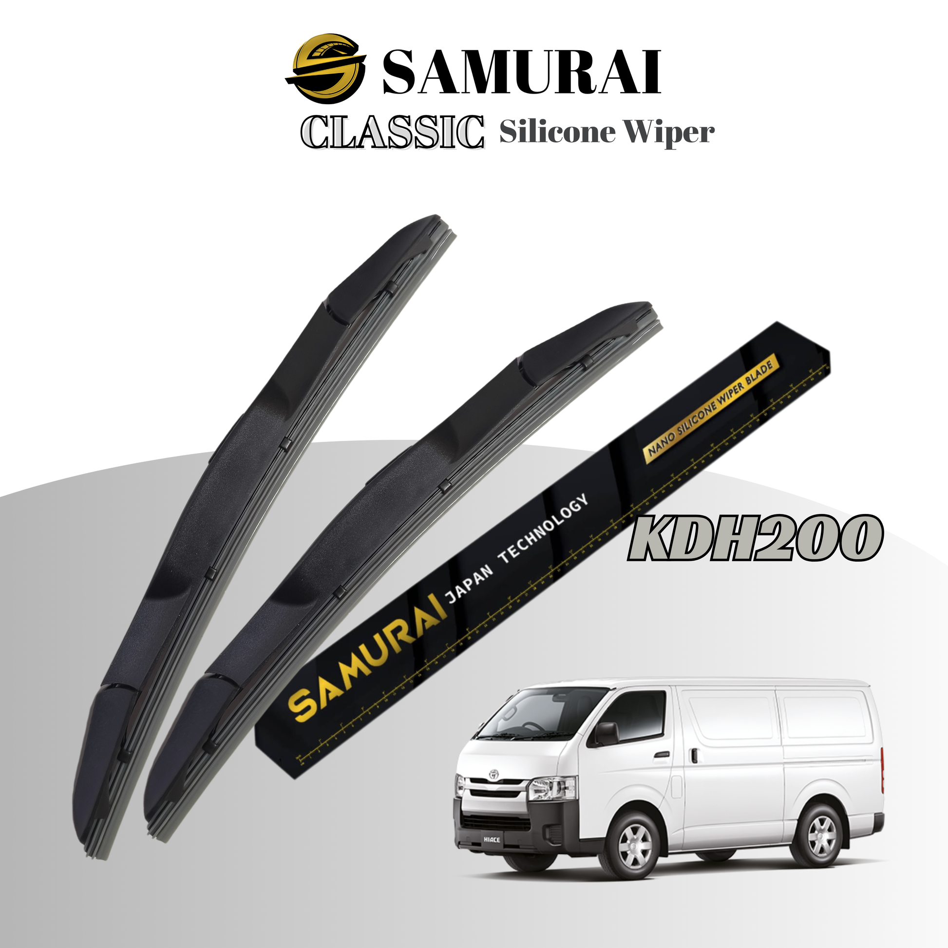 [Toyota KDH 200] SAMURAI CLASSIC Car Wiper Blade