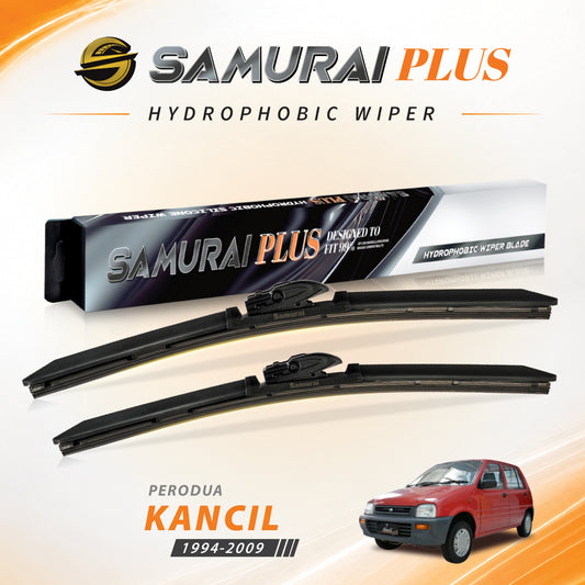 SAMURAI PLUS [Perodua Kancil] Hydrophobic Car Wiper Blade