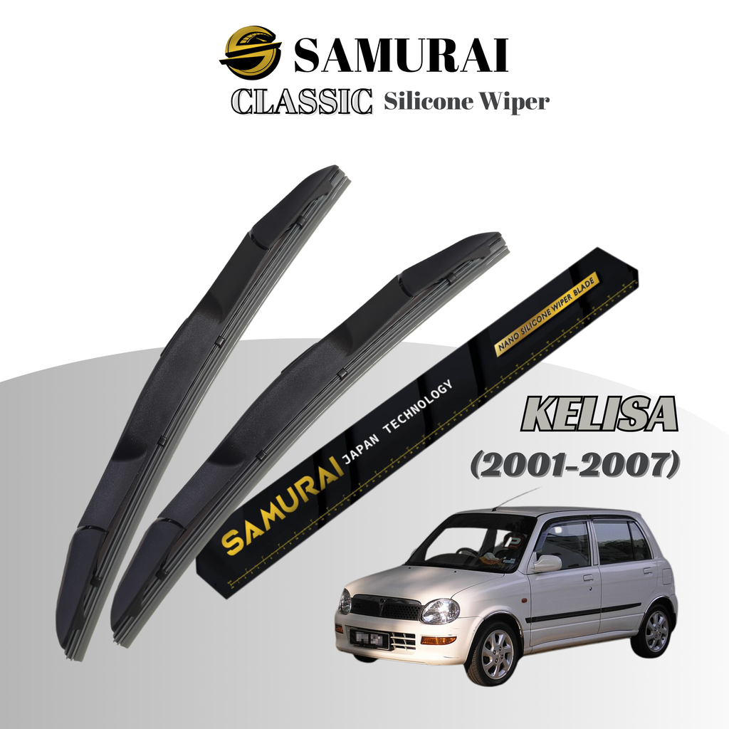 [Perodua Kelisa] Samurai Classic Silicone Wiper Blade