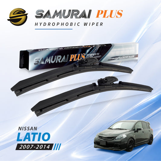 SAMURAI PLUS [Nissan Latio 2007-2014] Hydrophobic Car Wiper Blade