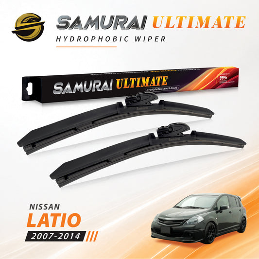 SAMURAI ULTIMATE [Nissan Latio 2007-2014] Hydrophobic Car Wiper Blade