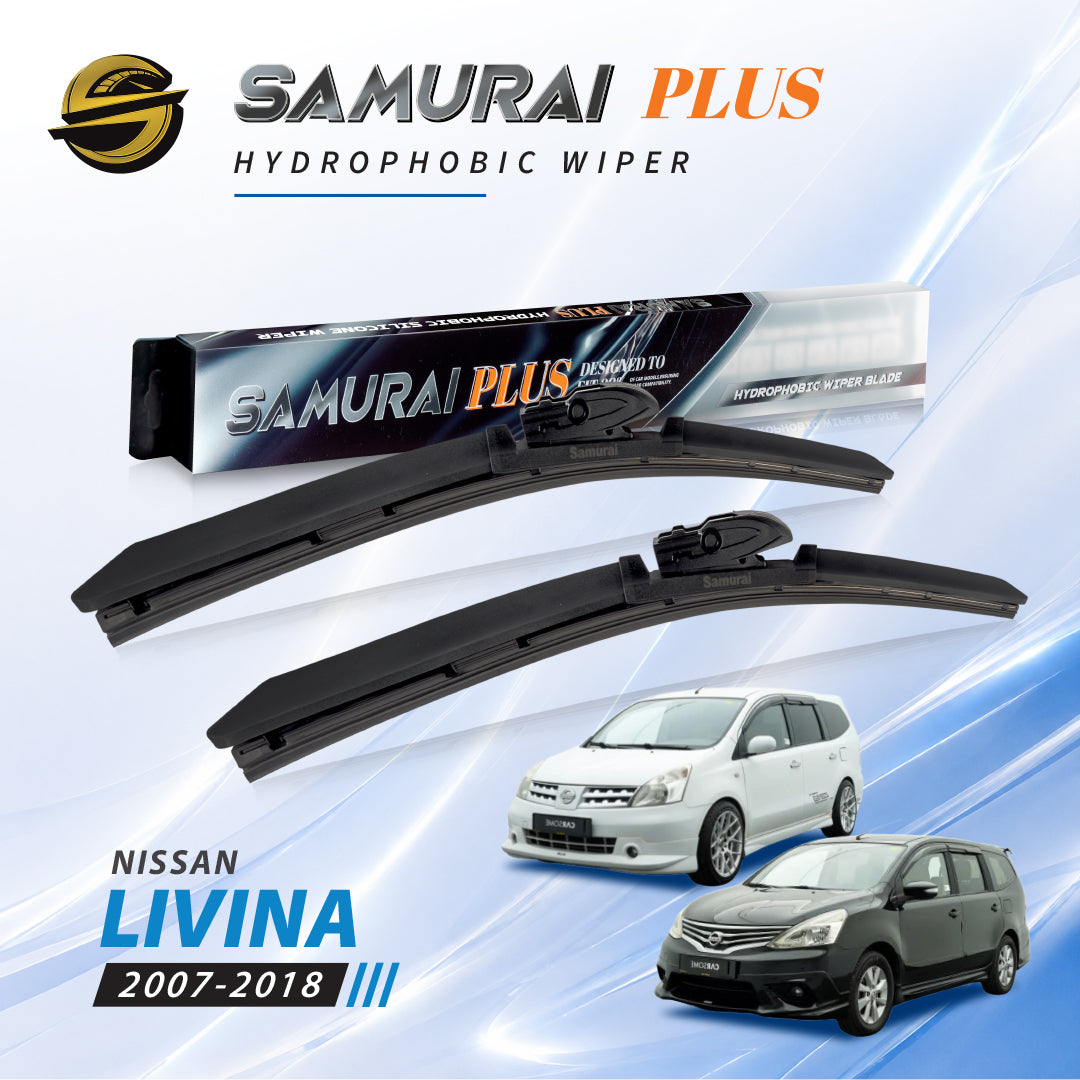 SAMURAI PLUS [Nissan Livina 2007-2018] Hydrophobic Car Wiper Blade