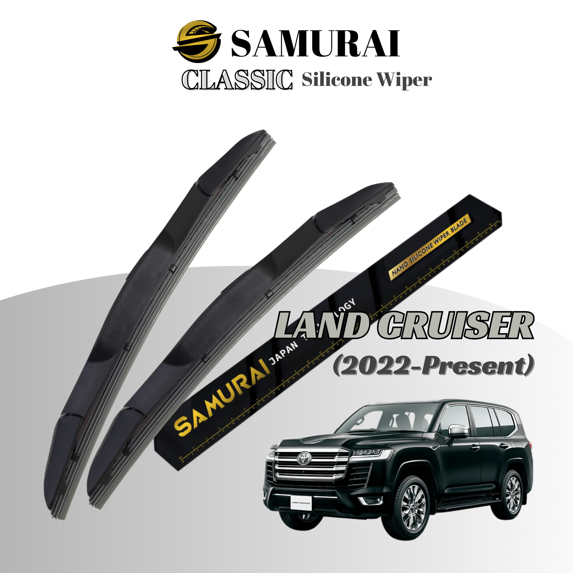 [Toyota Land Cruiser 2022-Present] SAMURAI CLASSIC Car Wiper Blade