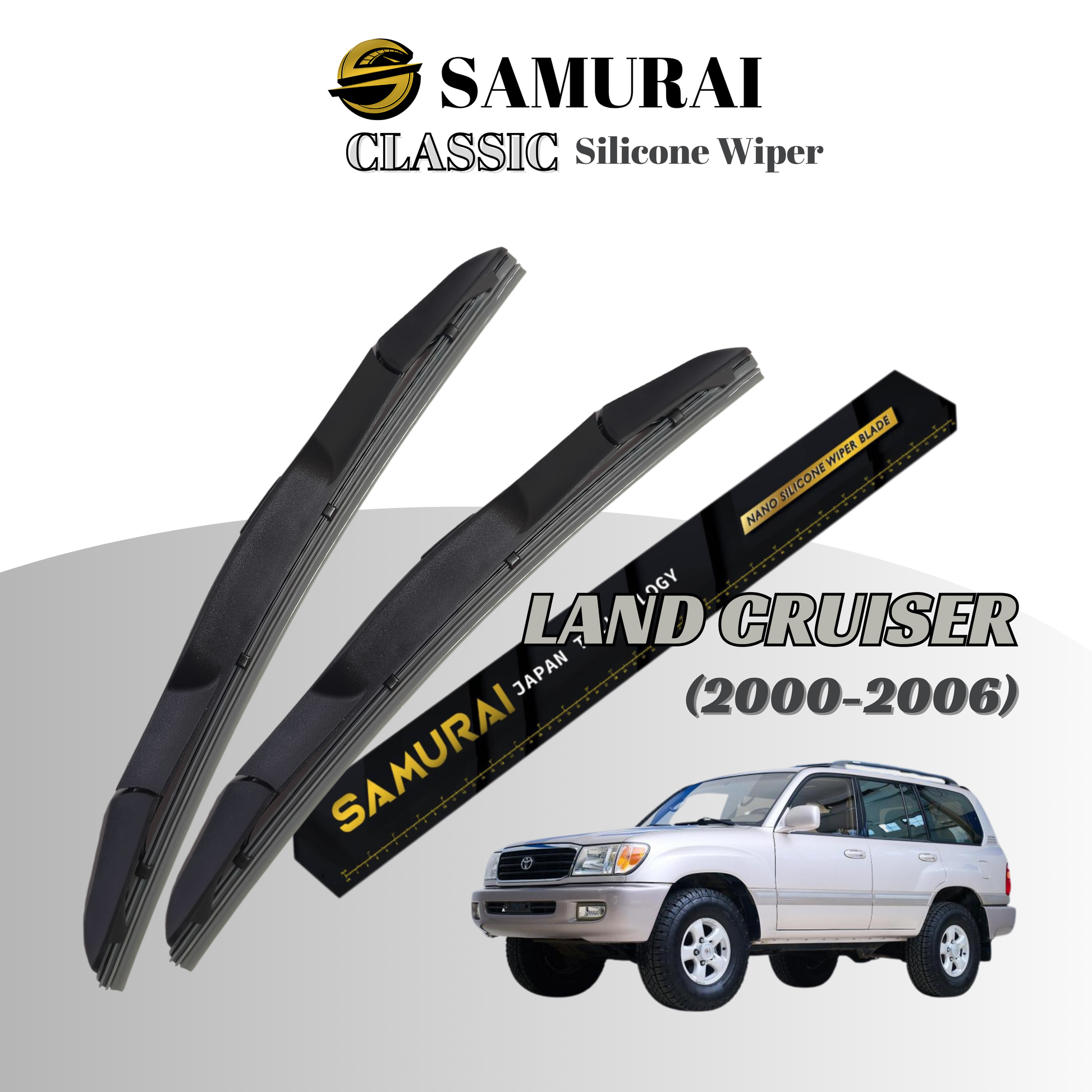 [Toyota Land Cruiser 2000-2006] SAMURAI CLASSIC Car Wiper Blade
