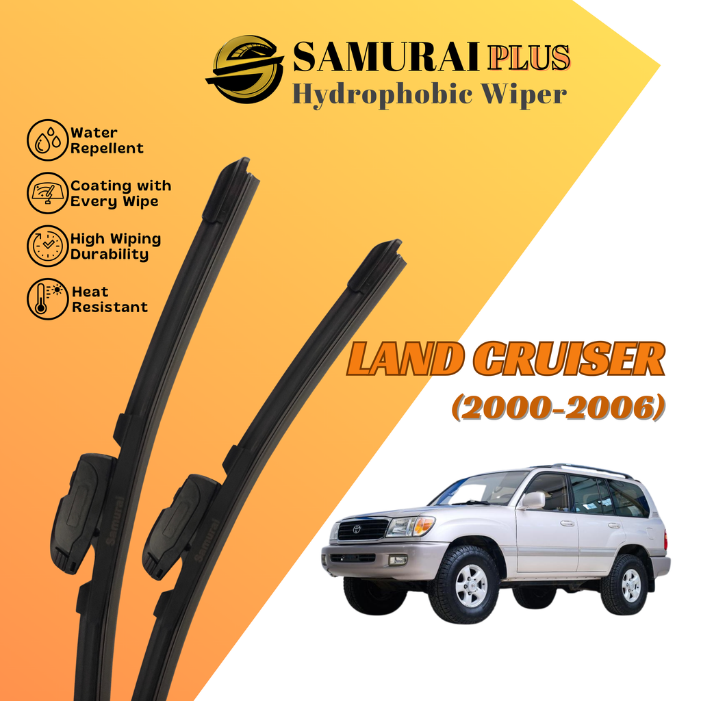 **[Toyota Land Cruiser 2000-2006] SAMURAI PLUS Hydrophobic Silicone Wiper