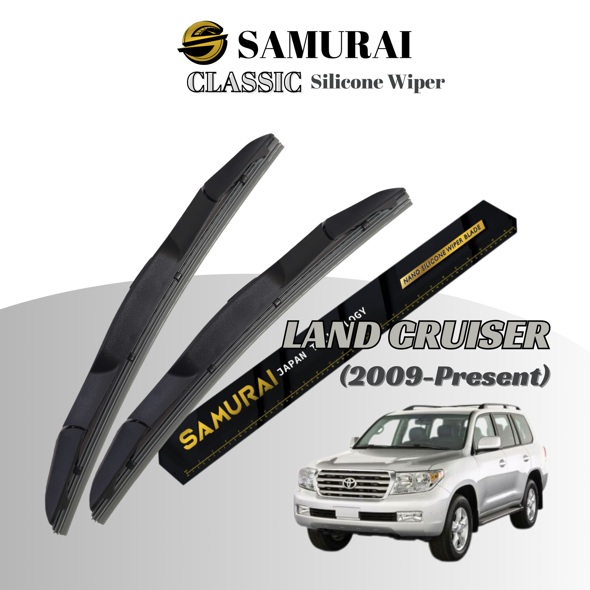 [Toyota Land Cruiser 2009-2021] SAMURAI CLASSIC Car Wiper Blade