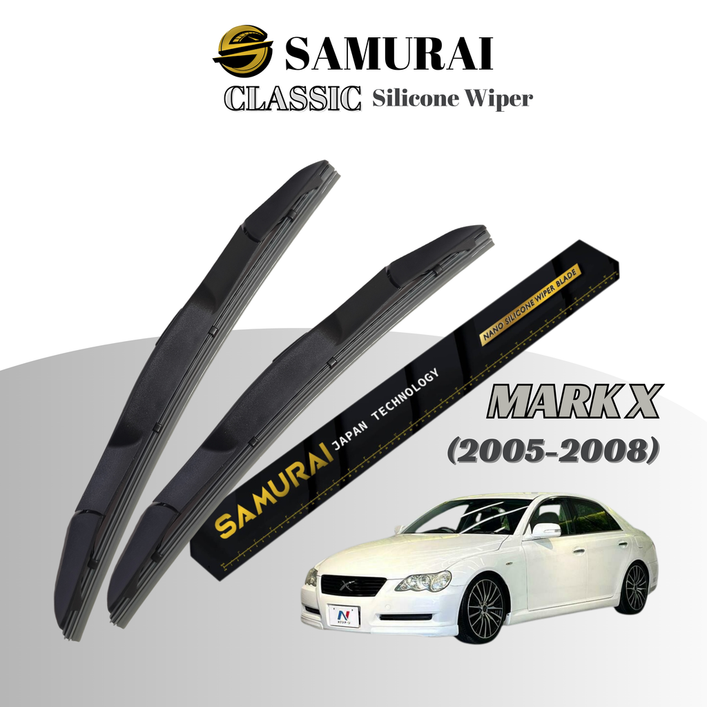 [Toyota Mark X 2005-2008] SAMURAI CLASSIC Car Wiper Blade