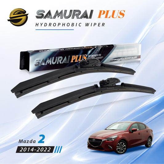 SAMURAI PLUS [Mazda 2 2014-2022] Hydrophobic Car Wiper Blade