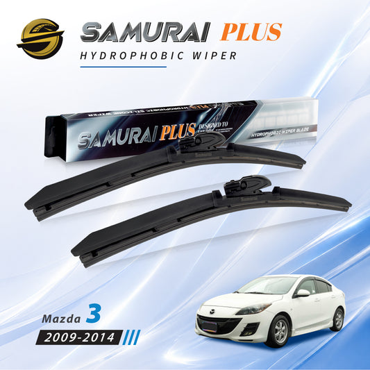 SAMURAI PLUS [Mazda 3 2009-2014] Hydrophobic Car Wiper Blade