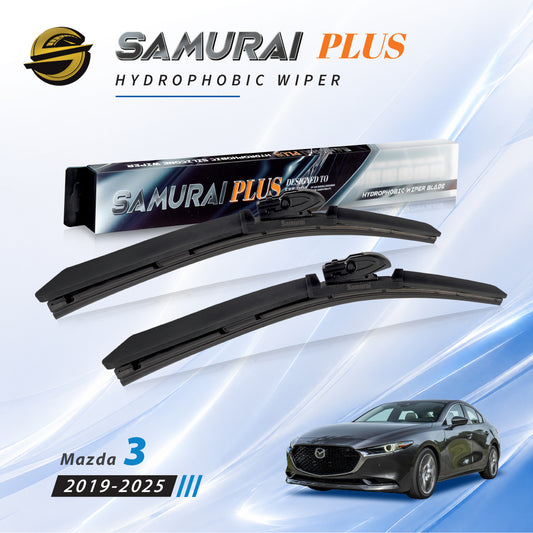 SAMURAI PLUS [Mazda 3 2019-2015] Hydrophobic Car Wiper Blade