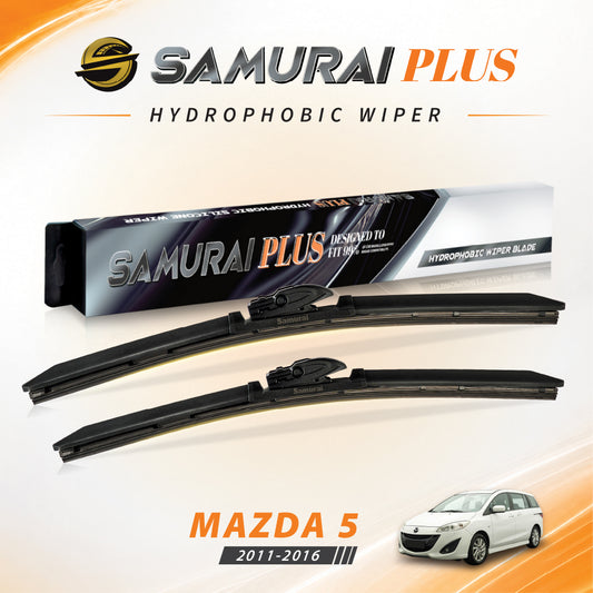 SAMURAI PLUS [Mazda 5 2011-2016] Hydrophobic Car Wiper Blade