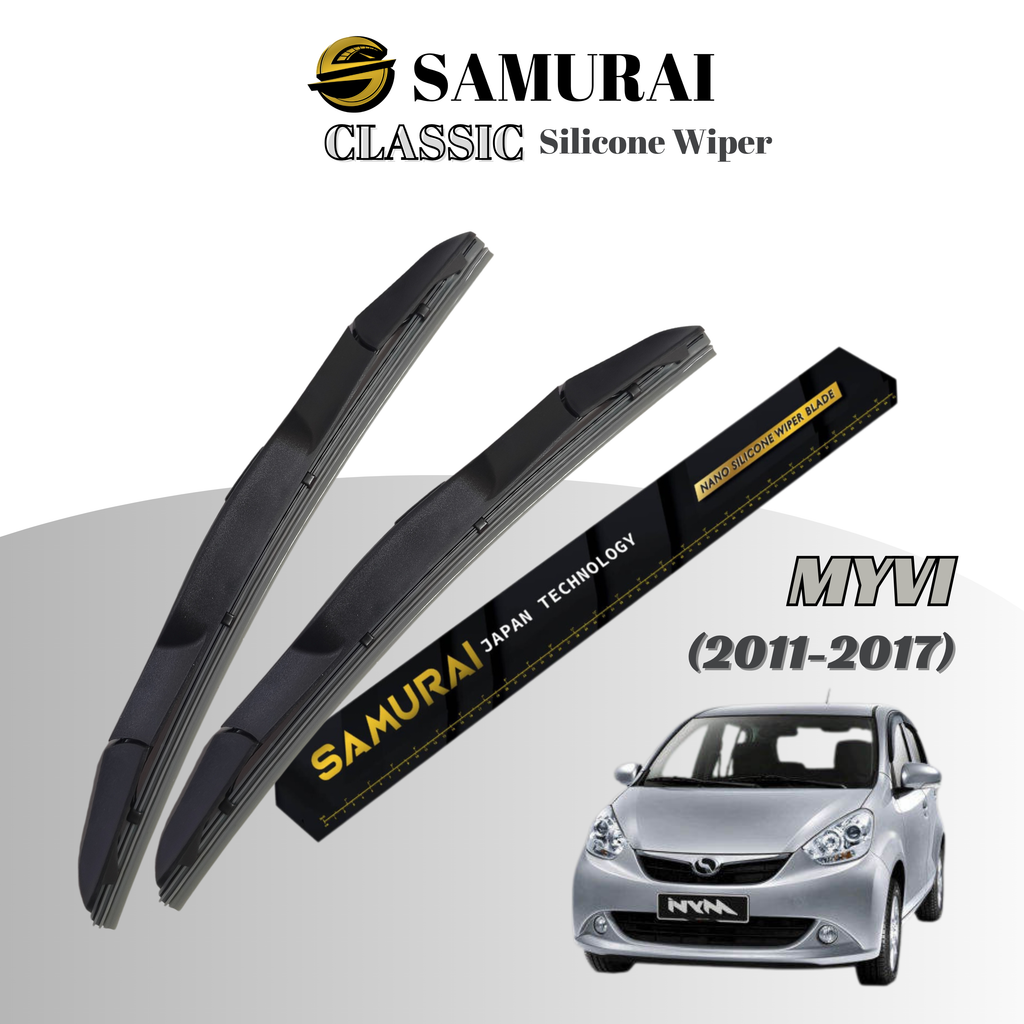 [Perodua Myvi '11-'17] SAMURAI CLASSIC Car Wiper Blade
