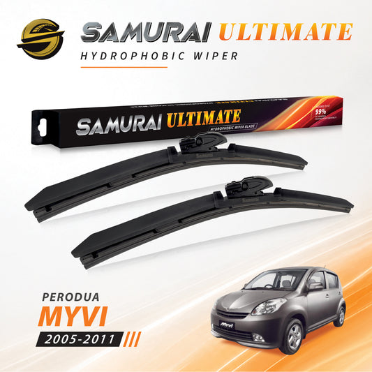 SAMURAI ULTIMATE [Perodua Myvi 2005-2011] Hydrophobic Car Wiper Blade