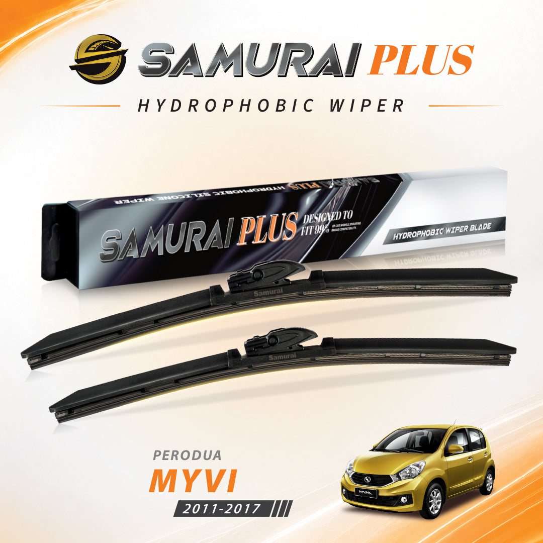 SAMURAI PLUS [Perodua Myvi 2011-2017] Hydrophobic Car Wiper Blade