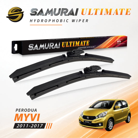 SAMURAI ULTIMATE [Perodua Myvi 2011-2017] Hydrophobic Car Wiper Blade