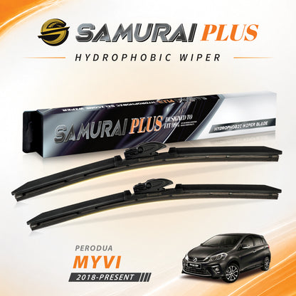 SAMURAI PLUS [Perodua Myvi 2018-Present] Hydrophobic Car Wiper Blade