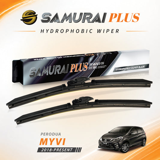 SAMURAI PLUS [Perodua Myvi 2018-Present] Hydrophobic Car Wiper Blade