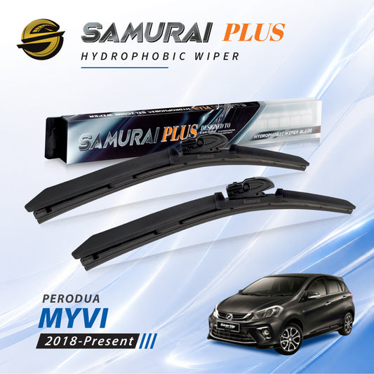 SAMURAI PLUS [Perodua Myvi 2018-Present] Hydrophobic Car Wiper Blade