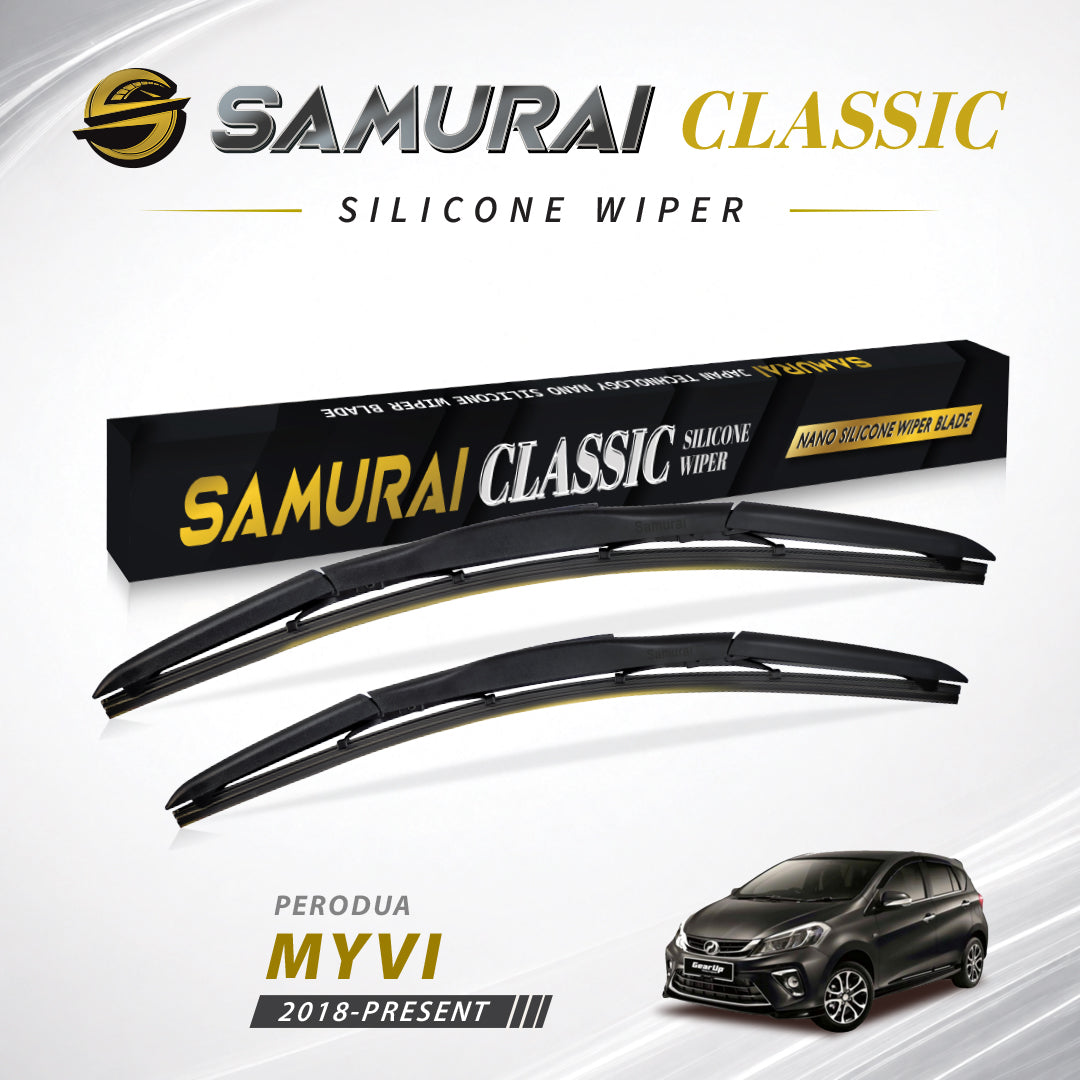 SAMURAI CLASSIC [Perodua Myvi 2018-Present] Car Wiper Blade