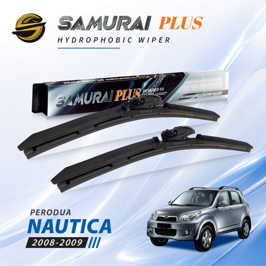 SAMURAI PLUS [Perodua Nautica] Hydrophobic Car Wiper Blade