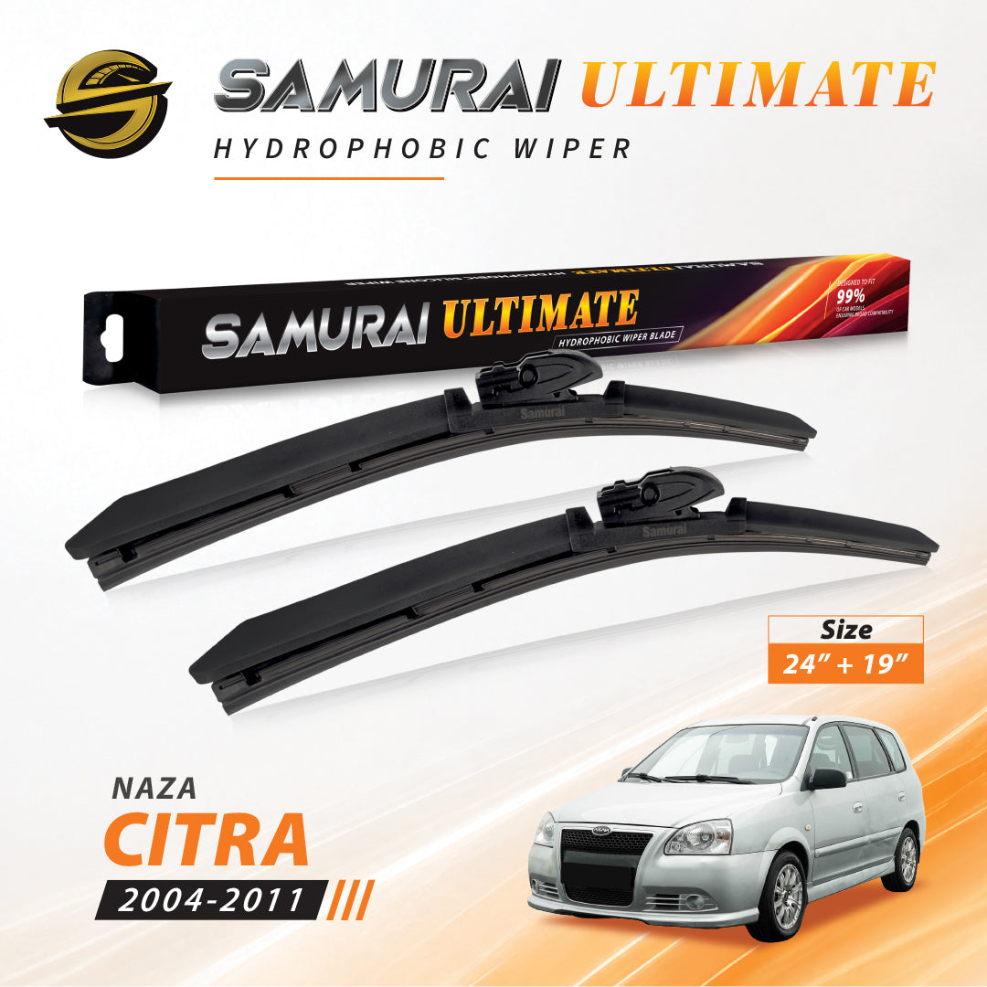 SAMURAI ULTIMATE [Naza Citra] Hydrophobic Car Wiper Blade