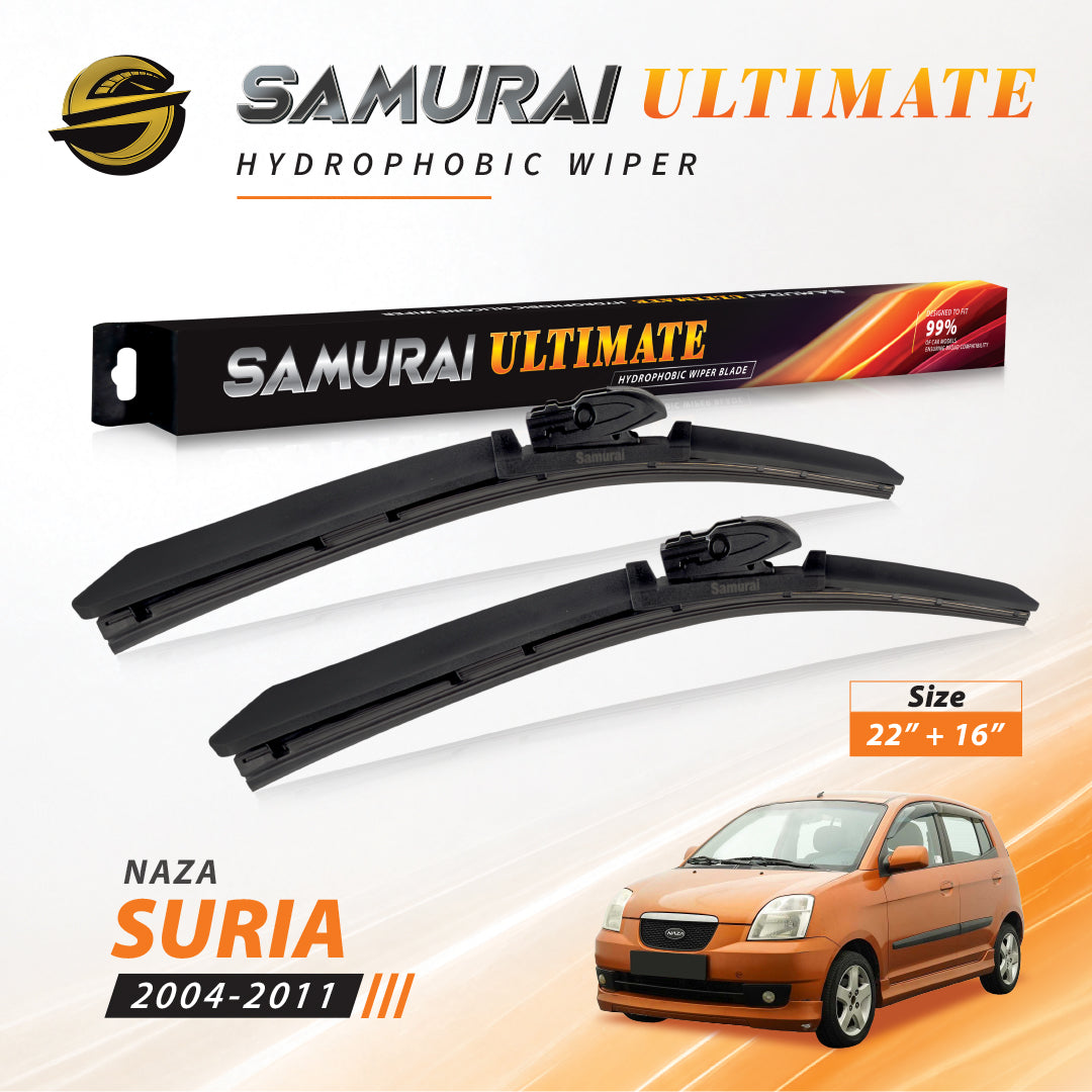 SAMURAI ULTIMATE [Naza Suria] Hydrophobic Car Wiper Blade