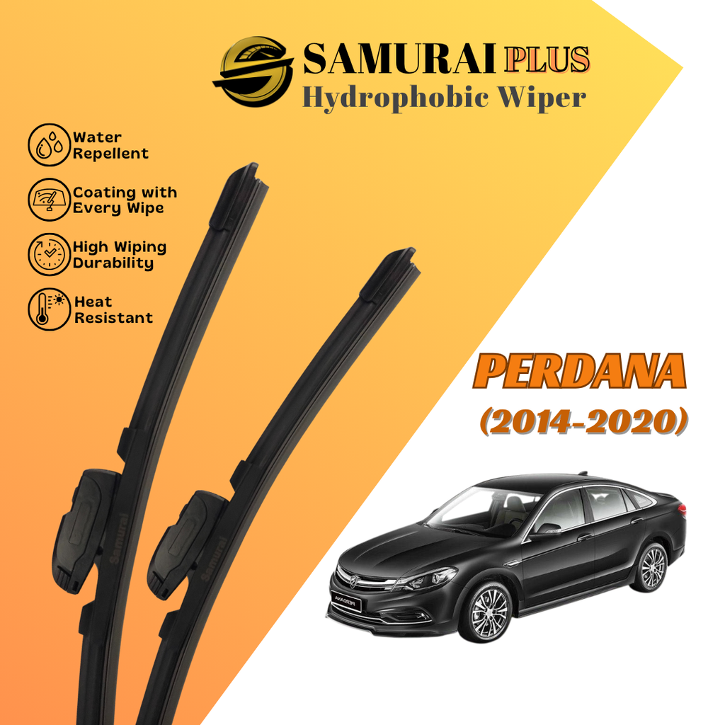 **[Proton Perdana 2014-2020] SAMURAI PLUS Hydrophobic Silicone Wiper