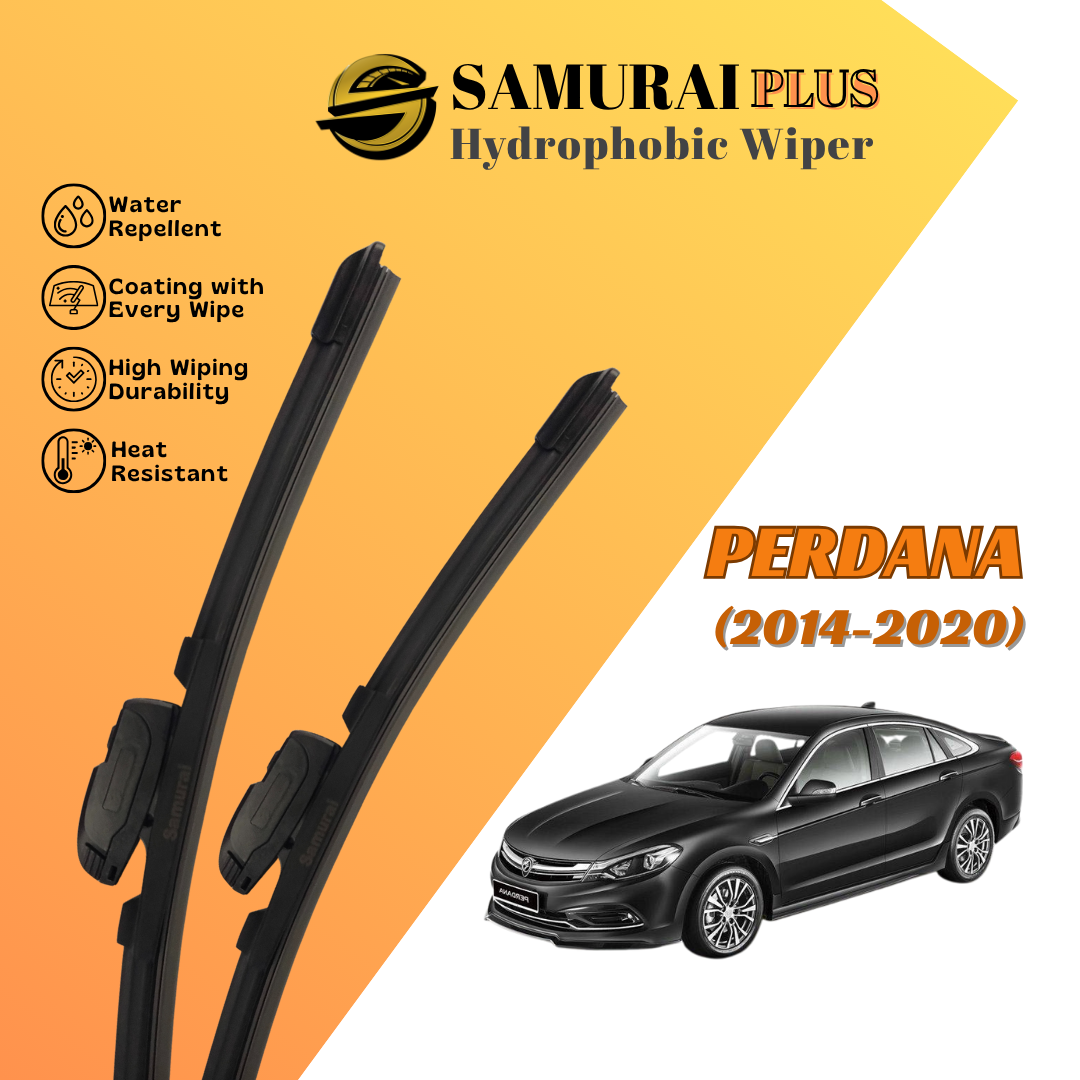 **[Proton Perdana 2014-2020] SAMURAI PLUS Hydrophobic Silicone Wiper