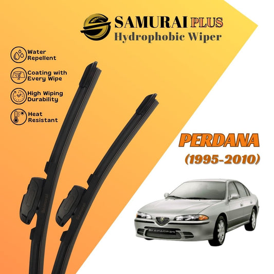SAMURAI PLUS [Proton Perdana 1995-2010] Hydrophobic Car Wiper Blade