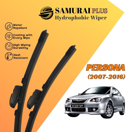 SAMURAI PLUS [Proton Persona 2007-2016] Hydrophobic Car Wiper Blade