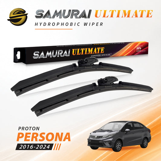 SAMURAI ULTIMATE [Proton Persona 2016-2024] Hydrophobic Car Wiper Blade