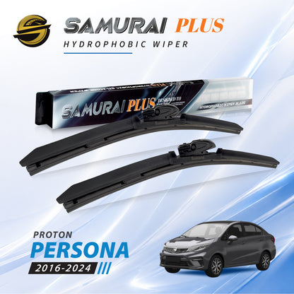 SAMURAI PLUS [Proton Persona 2016-2024] Hydrophobic Car Wiper Blade
